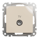 Розетка TV конечная Schneider Electric SDD112471 Sedna Design бежевый пластик фото 1/2