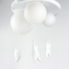Люстра Bear Balloons LE26663 3xE27 50x55x50см Белый SGJ 10/3 фото в дизайне интерьера, фото в живую 3/6