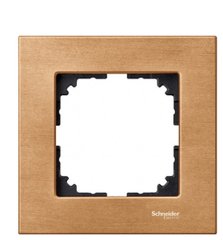 Рамка одинарная M-ELEGANCE wood бук Schneider Electric Merten MTN4051-3470