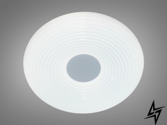 Смарт люстра без пульта 72W D23-32813 Белый Y2-17/500WHITE фото в живую, фото в дизайне интерьера