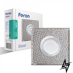 Врезной точечный светильник Feron 01853 Cd834  фото в живую, фото в дизайне интерьера