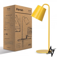 Настольная лампа Feron 40212 De1440  фото в живую, фото в дизайне интерьера