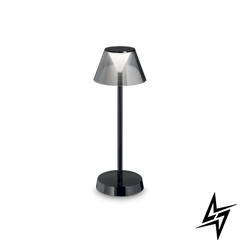 Настольная лампа аккумуляторная 250274 Ideal Lux Lolita Tl Nero ЛЕД 250274, 250274 photo
