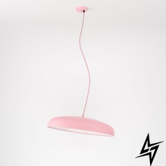 Подвесной светильник Sphere Pink (RAL 3015) Розовый LED 3400Lm 4500K  фото в живую, фото в дизайне интерьера