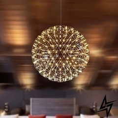 Підвіс LED Ball D100cm S23-16421 100 см Срібло 041075 фото наживо, фото в дизайні інтер'єру