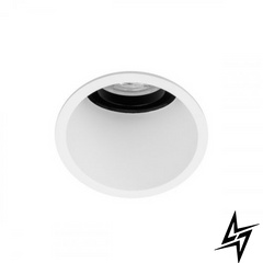 Врізний точковий світильник Zarlight Eva 03348W/B Білий GU10 IP20 50Вт  фото наживо, фото в дизайні інтер'єру