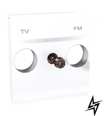 MGU9.440.18 Накладка для TV / FM розетки, біла Schneider Electric фото