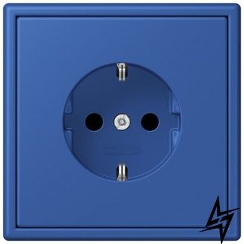 LC1520KI4320K Les Couleurs&reg; Le Corbusier SCHUKO&reg;-розетка з вбудованою підвищеним захистом від дотику bleu outremer 59 Jung фото