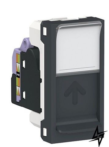 Компьютерная розетка Schneider Electric NU341454 Unica New, RJ45, cat.6, антрацит, матовая, IP20 NU341454 фото