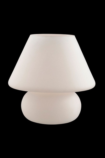 Декоративна настільна лампа Ideal Lux Prato Tl1 Big Bianco 74702 56374 фото наживо, фото в дизайні інтер'єру