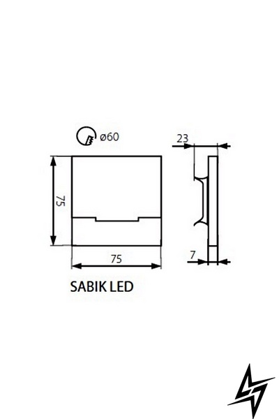 Точечный врезной светильник Kanlux Sabik 23110 ЛЕД 84698 фото в живую, фото в дизайне интерьера