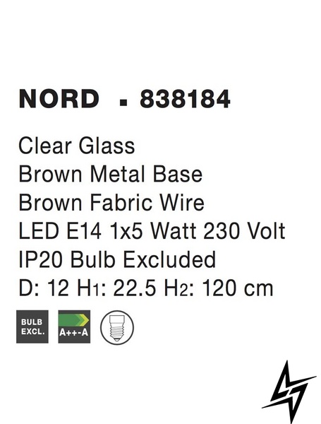 Подвесной светильник Nova luce Nord 838184  фото в живую, фото в дизайне интерьера