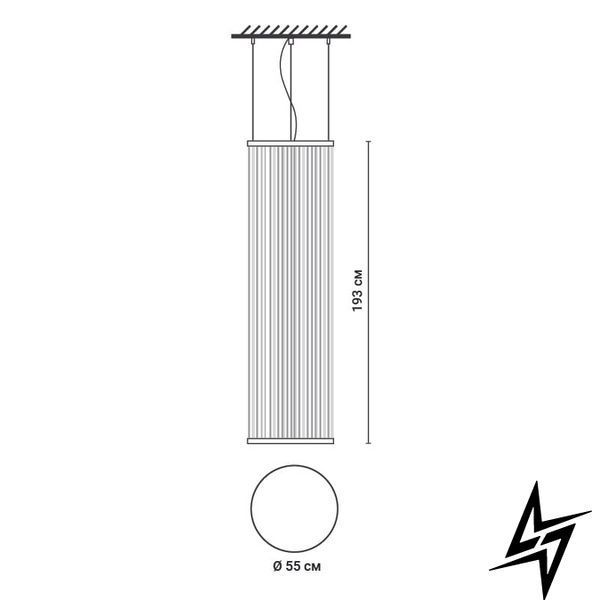 LED светильник 55&times;193 см черный 26-6597 NFL003-550*1930 BK+BK фото