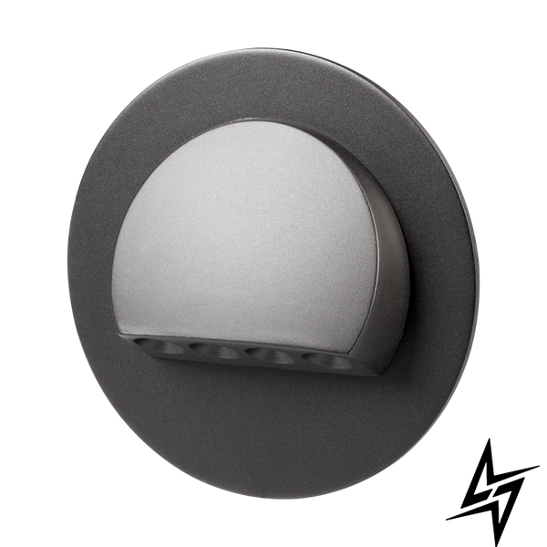 Настенный светильник Ledix Rubi с рамкой 09-111-61 накладной Черный 5900K 14V ЛЕД LED10911161 фото в живую, фото в дизайне интерьера
