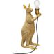 Настольный светильник Animal Kangaroo Gold 46cm S23-38510 16,5x45,5x22,5см 53706 фото в дизайне интерьера, фото в живую 1/5