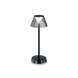 Настільна лампа акумуляторна 250274 Ideal Lux Lolita Tl Nero LED  фото в дизайні інтер'єру, фото наживо 1/3
