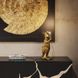 Настольный светильник Animal Kangaroo Gold 46cm S23-38510 16,5x45,5x22,5см 53706 фото в дизайне интерьера, фото в живую 2/5