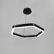 Подвесная LED люстра в стильном черном металлическом корпусе 26-0515 F058-600 BK - изображение 1