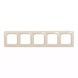 5-постовая рамка Schneider Electric SDD312805 Sedna Design, бежевая, пластик SDD312805 - изображение 2