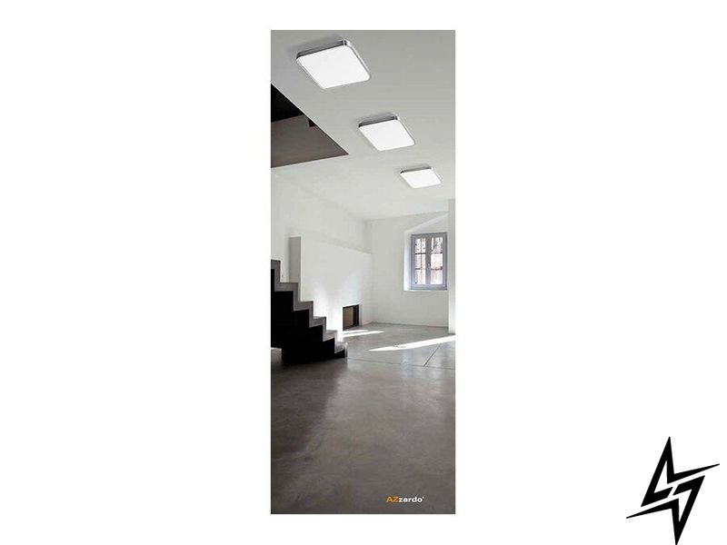 Потолочный светильник AZ0203 Azzardo Quadro AX7131-B  фото в живую, фото в дизайне интерьера