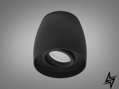 Накладний точковий світильник D23-31458 Чорний QXL-1729-BK фото наживо, фото в дизайні інтер'єру