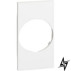 Лицьова панель для розетки 2К+З німецького стандарту (2-мод.) Bticino LIVING NOW колір білий KW04 фото