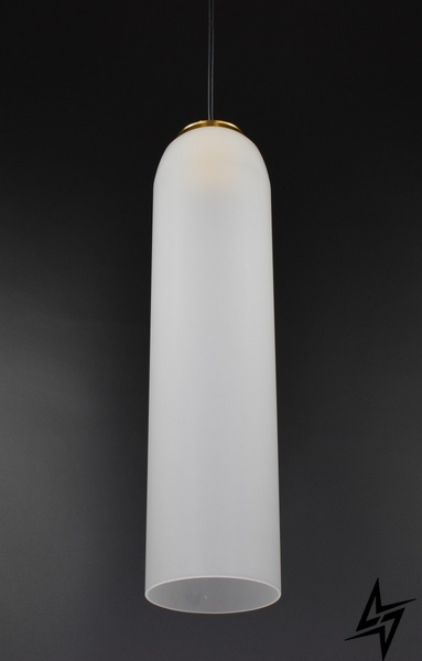 Потолочная люстра подвесная на 1 лампочку L23-37422 Латунь 101/1-wh фото в живую, фото в дизайне интерьера