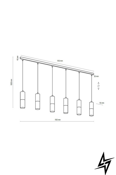 Люстра подвесная многоламповая TK Lighting Elite Black 4368 29914 фото в живую, фото в дизайне интерьера