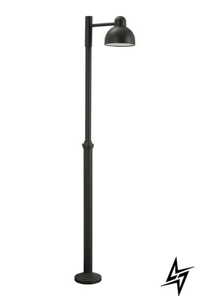 Ліхтарний стовб Norlys Koster 1914GR LED 28101 фото наживо, фото в дизайні екстер'єру
