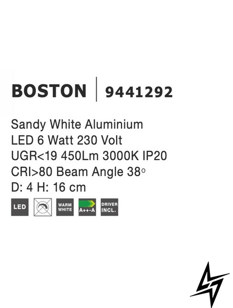 Накладний точковий світильник Nova luce Boston 9441292 LED  фото наживо, фото в дизайні інтер'єру