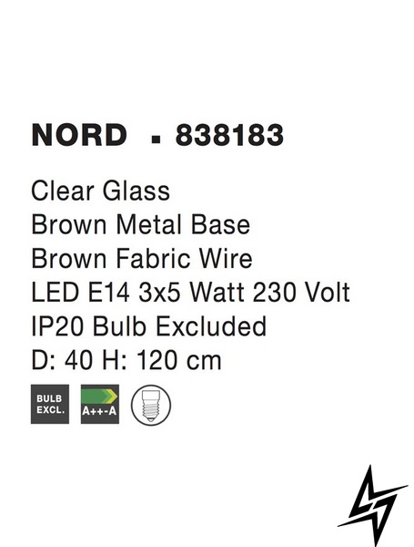 Підвісний світильник Nova luce Nord 838183  фото наживо, фото в дизайні інтер'єру