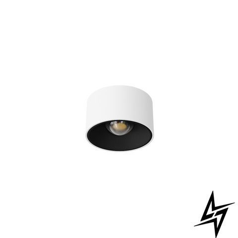 Точковий накладний світильник Renton RSLC78030 15W WH+BK 3000K LED фото