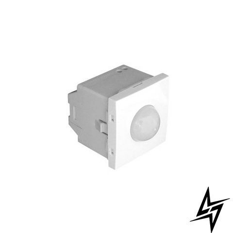 Датчик руху Efapel 45402 SBR Quadro 45, білий глянець, 400 Вт фото