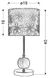 Настільна лампа Candellux 41-34724 CORT 1хE27 40х19 см  фото в дизайні інтер'єру, фото наживо 4/4
