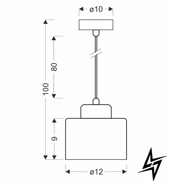 Люстра Candellux 31-00460 Wama 1хE27 100х12 см  фото наживо, фото в дизайні інтер'єру