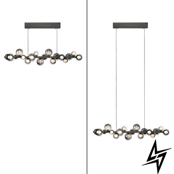 Paul Neuhaus Pure E-Popup 2557-15 Люстра LED 45W 3888Lm 2700-5000K Сірий фото