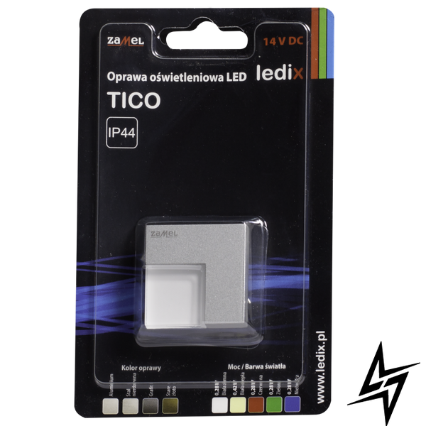 Настінний світильник Ledix Tico без рамки 04-111-11 накладний Алюміній 5900K 14V LED LED10411111 фото наживо, фото в дизайні інтер'єру