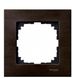 Рамка одинарная M-ELEGANCE wood венге Schneider Electric Merten MTN4051-3471 фото 1/2