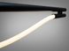 Современная светодиодная люстра-шнур 15W Hoselight D23-32871 Черный 9609-L1200BK фото в дизайне интерьера, фото в живую 3/4