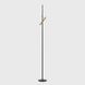 LTX 10.1800.6.930.BK/CG Торшер POINTER FLOOR, D200mm, D25mm, H1800mm, LED 6W, 137Lm, 20&deg;, 3000K, CRI>90, IP20, снова: чорний/голова: шампань (champagne gold) - зображення 1