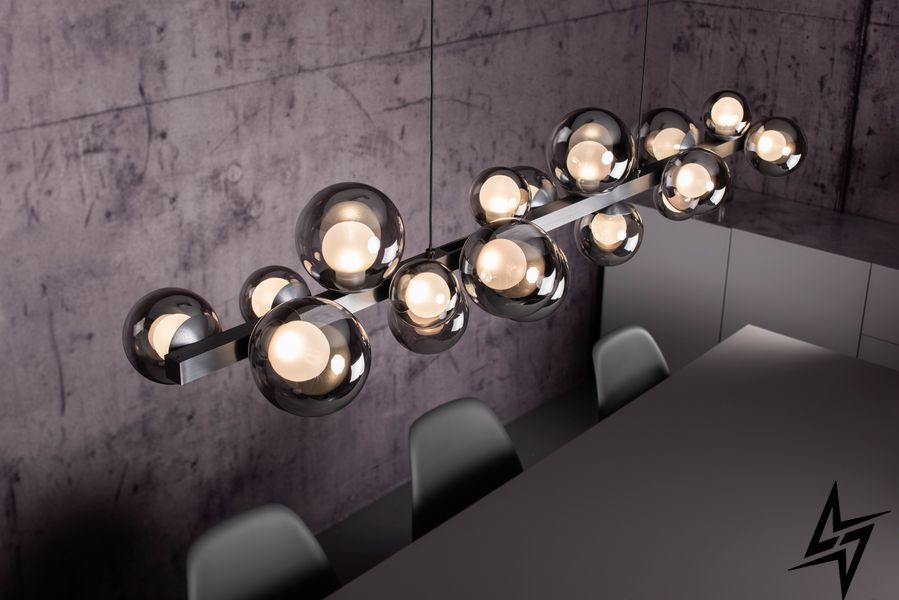 Paul Neuhaus Pure E-Popup 2557-15 Люстра LED 45W 3888Lm 2700-5000K Сірий фото