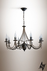 Люстра-свечи NB Lighting Ванесса 30188-cl229-pla000-cp000 16795 фото в живую, фото в дизайне интерьера