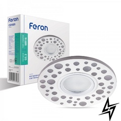 Врезной точечный светильник Feron 40027 Cd989  фото в живую, фото в дизайне интерьера