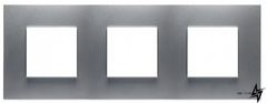 Трехместная рамка Zenit N2273 PL (серебро) 2CLA227300N1301 ABB фото