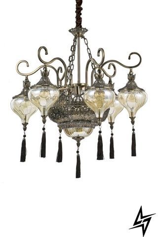 Люстра Ideal Lux Harem 116006 коричневая 9&times;E27 116006 фото