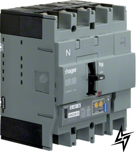 Автоматический выключатель HNC041H h250 In=40А 4P 50кА LSI Hager фото