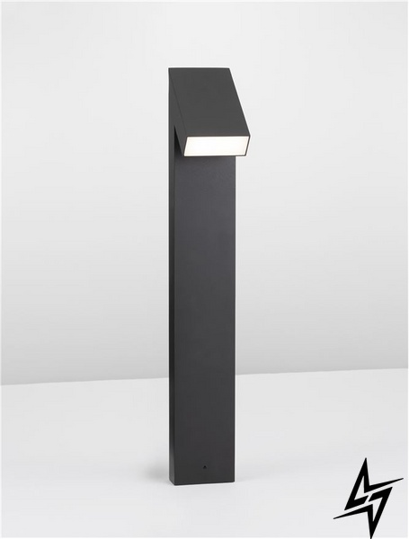 Вуличний освітлювальний стовпчик Nova luce Brigitta 9020931 LED  фото наживо, фото в дизайні екстер'єру