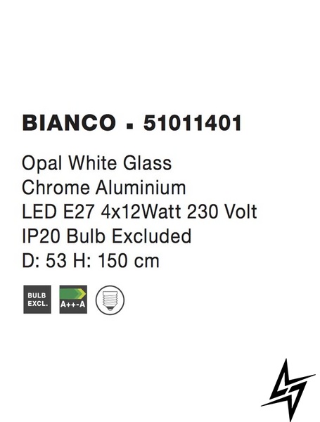 Подвесной светильник Nova luce Bianco 51011401  фото в живую, фото в дизайне интерьера