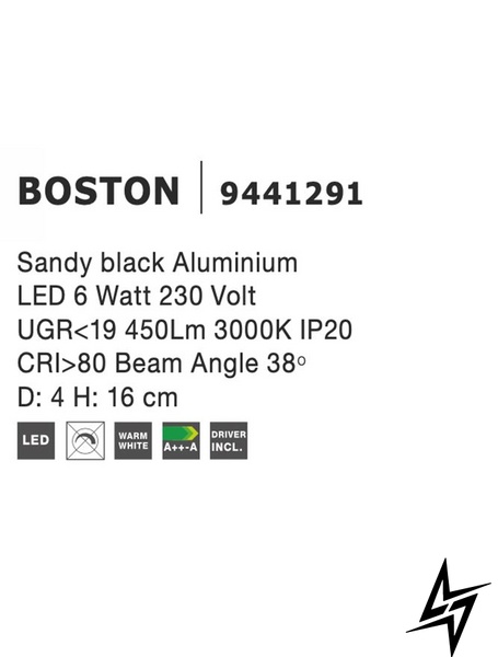 Накладной точечный светильник Nova luce Boston 9441291 ЛЕД  фото в живую, фото в дизайне интерьера