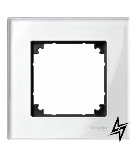 Рамка одинарна M-ELEGANCE glass Діамант Schneider Electric Merten MTN404119 фото